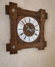 Wanduhr Uhr Staiger Quarz Eiche Retro Vintage 70er