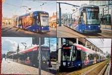 4 Fotos Straßenbahn Dresden