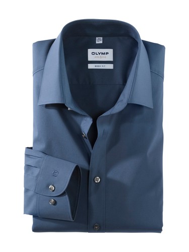 Olymp hemd rauchblau - olymp, body