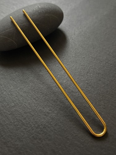Elegante haarnadel aus kupfer - aus,