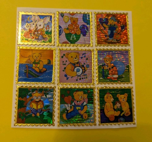 Sticker 90er prismatic glitzer - sticker,
