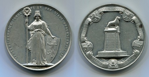 Medaille 1861 zinn von - medaille,