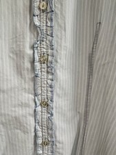 Bluse 36 Marco Polo, blau/weiss