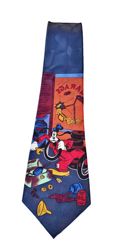 Mens tie goofy garage red - mens,
