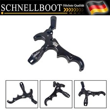 Bogenschießen Release Aids 3 or 4 Finger D-Loop Compound Bogen Aluminium Metall_