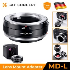 K&F MD-L Adapter Ring für Minolta Rokkor (SR/MD/MC) Objektive auf L Mount Kamera