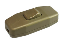 Schnur-Zwischenschalter gold