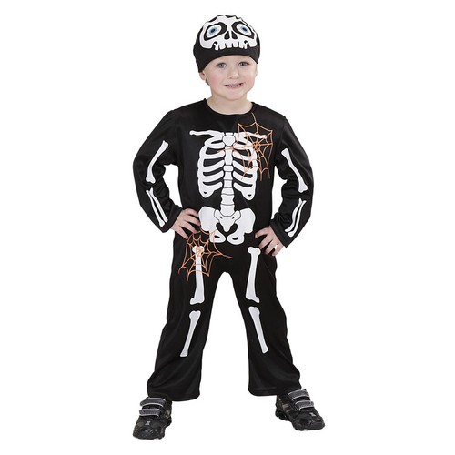 Kinder skelett kostüm maske - &,