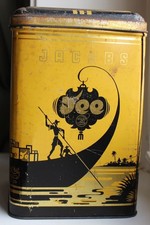 selten alt groß Blechdose