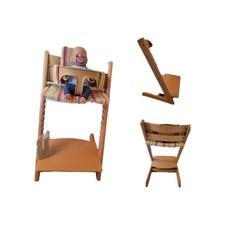 Stokke Tripp Trapp Hochstuhl, Buche Naturholz, Höhenverstellbar