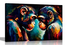 Wütende Treppe ab Schimpansen