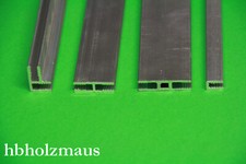 Aluminium Profile Pressblank in 750 mm Länge für PLEXIGLAS® , DIBOND® Platten