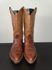 Vintage lizard Justin Boots