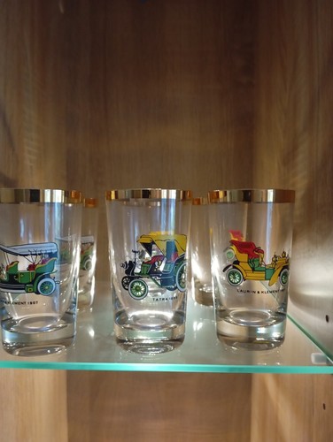 Lausitzer glas oldtimer - 6x,