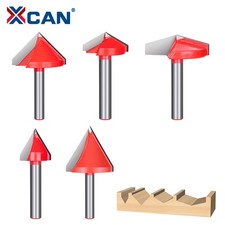 5x V-Nutenfräser 6mm Schaft