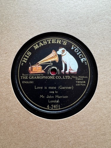 78rpm tenor john harrison - tenor,,