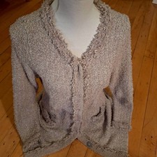 Basler Bouclé Langjacke Beige