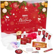 XXL Advent Kalender Beauty Rot Klassisch 24 x Spa + Kosmetik für Frauen Mädchen