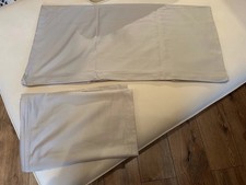 TCM Tchibo 2x Kissenbezüge Kissenhülle 40x80 cm hellgrau