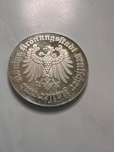 Silbermünze krönungsstadt - silbermünze,