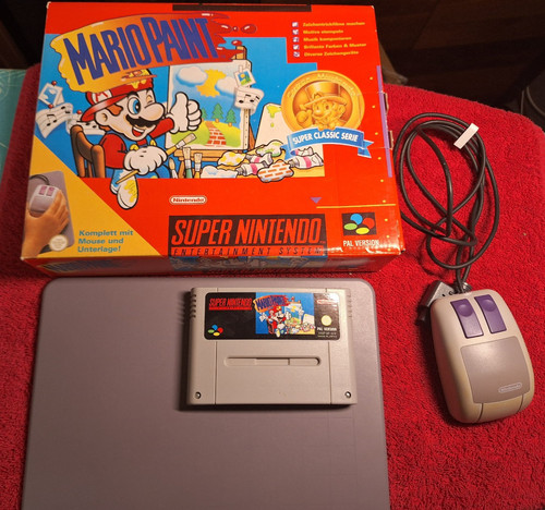 Mario paint super nintendo - paint,
