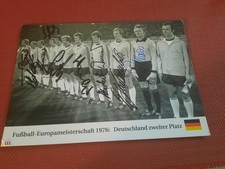 Fussball EM1976,9xorig Sign.