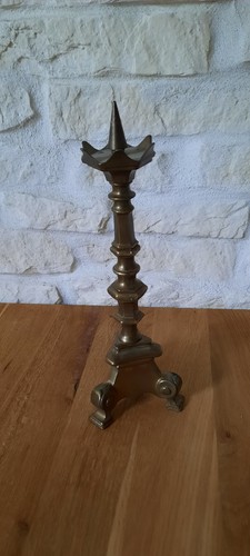 Massiver bronze kerzenständer - massiver,