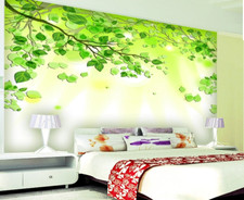 3D Karikatur Grüne Bäume 76