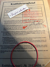 DKW Munga 1962 EX BW Kfz-Brief Oldtimer LKW, entwertet - siehe Fotos-