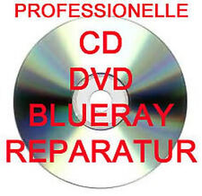 PROFESSIONELLE CD / DVD / BLURAY / SPIELE DISC REPARATUR - 5 STÜCK