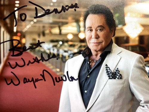 Wayne newton signed autogramm - newton,
