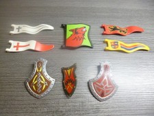 Playmobil zu Ritterburg etc. Diverse Fahnen Flagge Schilde Kreuzritter etc.