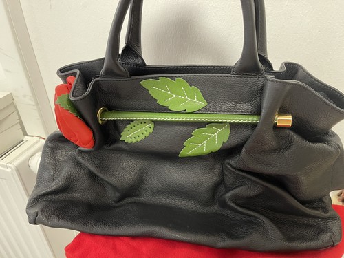 Braccialini leder damentasche - leder,