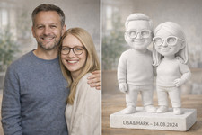 3D Figur nach Foto Comic Style