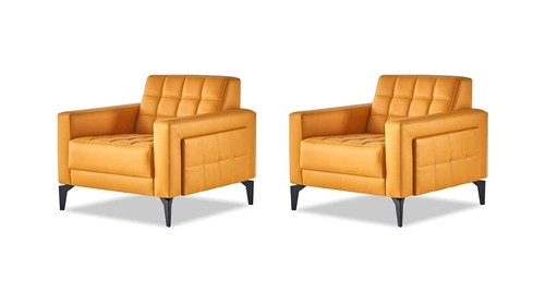 Chesterfield set gelb - gelb, sessel
