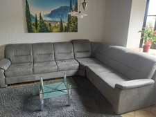 Ecksofa mit Schlaffunktion und einbem Sessel, alles neuwertig