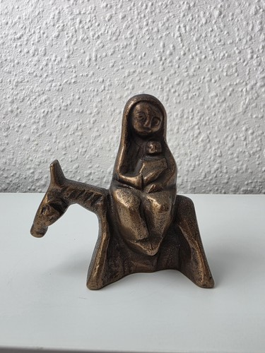 Bronze skulptur maria - maria, mit