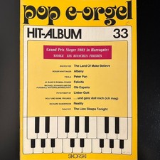 Noten - pop e-orgel -