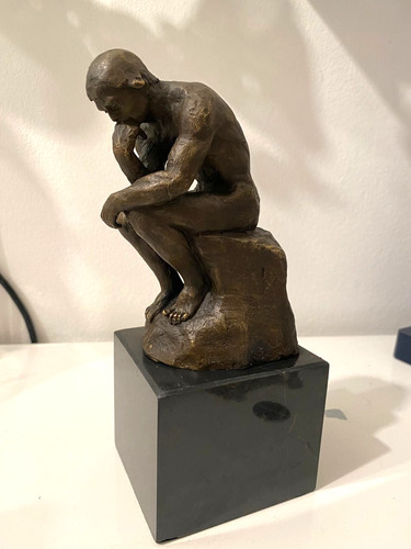 Bronze skulptur der denker - bronze,