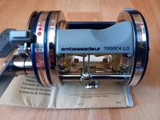 Abu Garsia Ambassadeur 7000C4LD Lever Drag Baitcasting Reel,Rarität, für Sammler