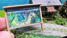Wandertafel Infotafel Spur 0 (1:45) inkl. Wanderkarte Zubehör Diorama Modellbau