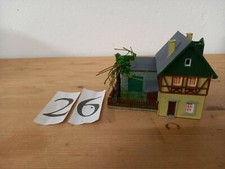 H0 Einfamilienhaus Bauernhaus mit Garten Haus Häuser Modelleisenbahn Nr.26