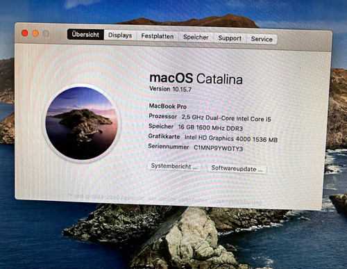Apple macbook pro zoll - 13,3,
