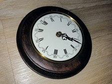 Junghans Uhr Quarz W756 Wanduhr Holz D=ca.19