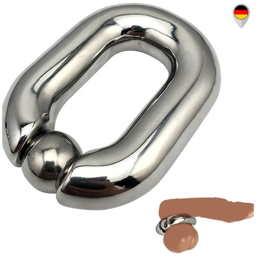 Edelstahl hodenring anhänger - edelstahl,