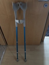 Krücken Gehhilfen Unterarmstützen Blau 