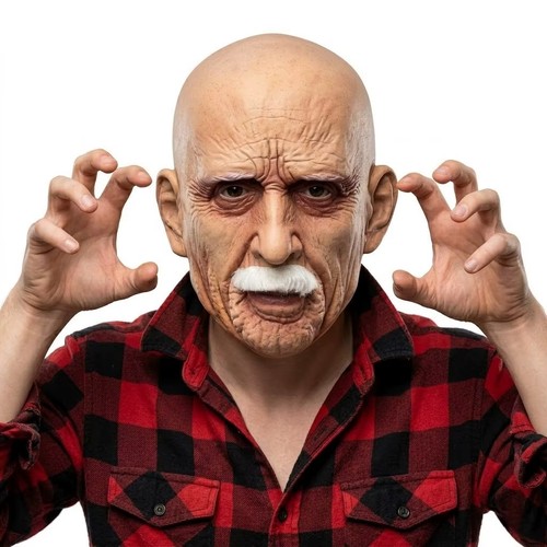 Realistische opa latex - opa,