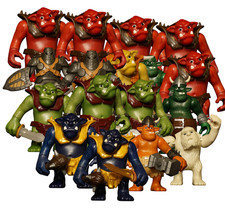 Playmobil Troll Grün Blau gelb Elite Wach Troll Mittelalter Riesentroll Oger