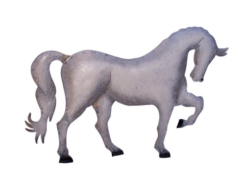 Wanddeko pferd metall wandbild - wanddeko,