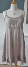 Cream Impressionen Unterkleid Kleid bestickt flieder lila Gr. 38 M NEU NP 70€